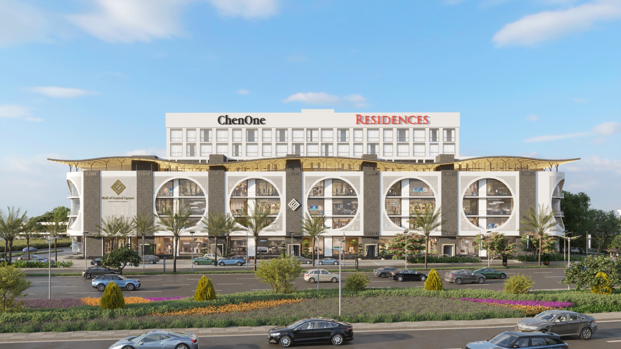 Architectural render of MCS front elevation
