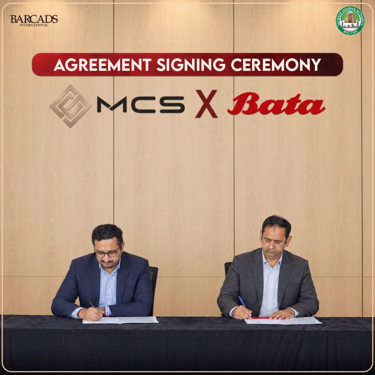 MCS x Bata agreement-signing photograph