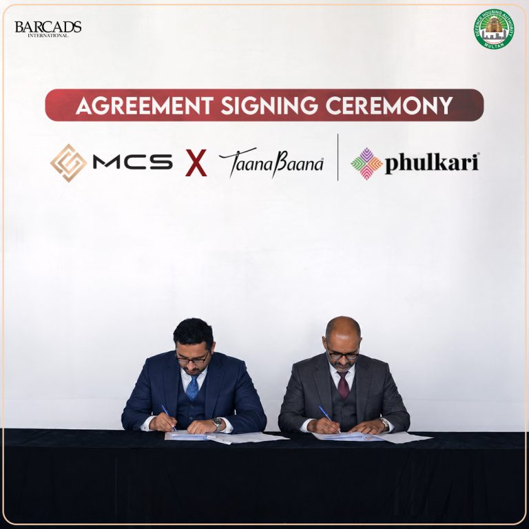 MCS x Tana Bana & Phulkari agreement-signing photograph